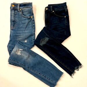 2 Pair Express 90’s Slim & Skinny High Rise